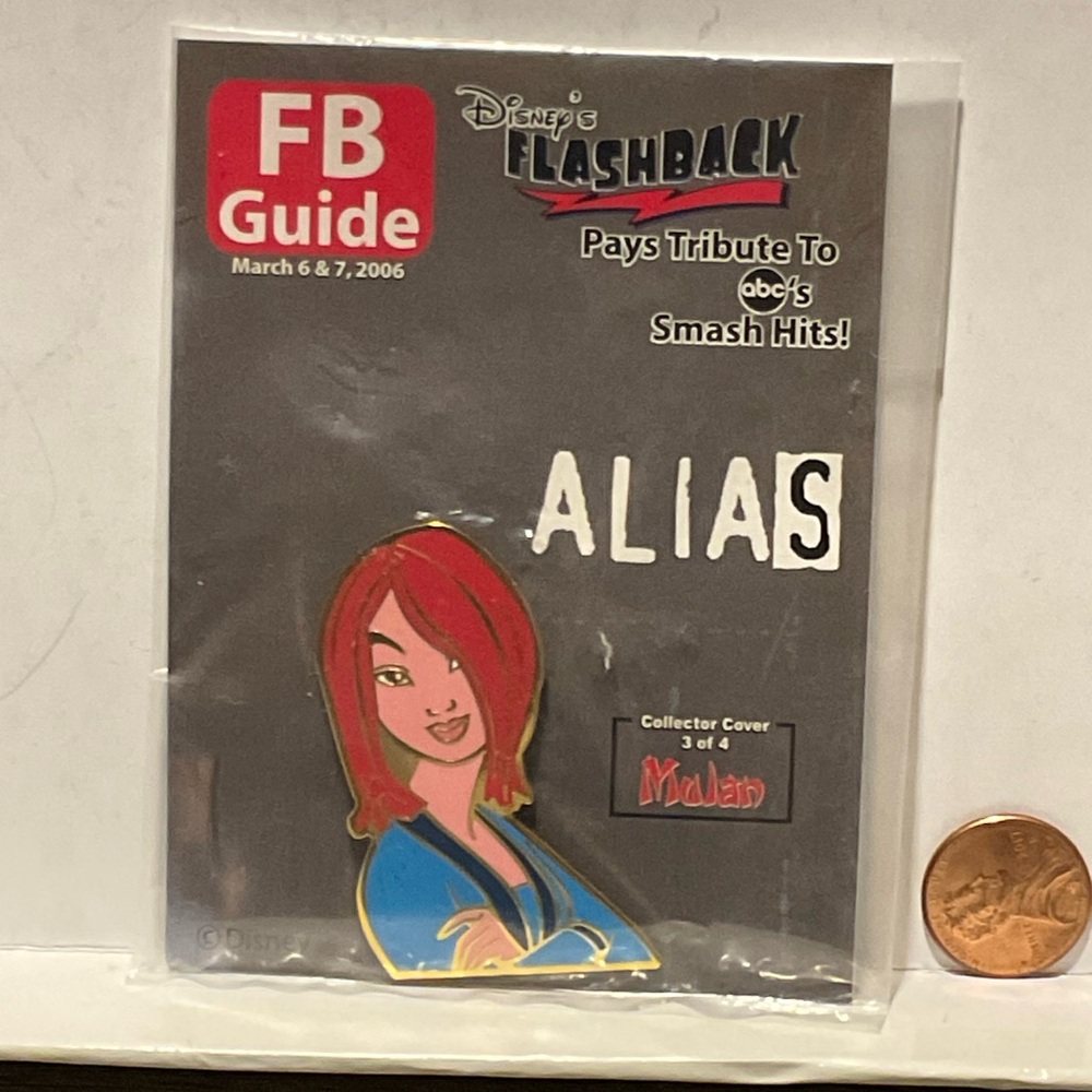 Disney Mulan as Alias Collector Flasback Pin